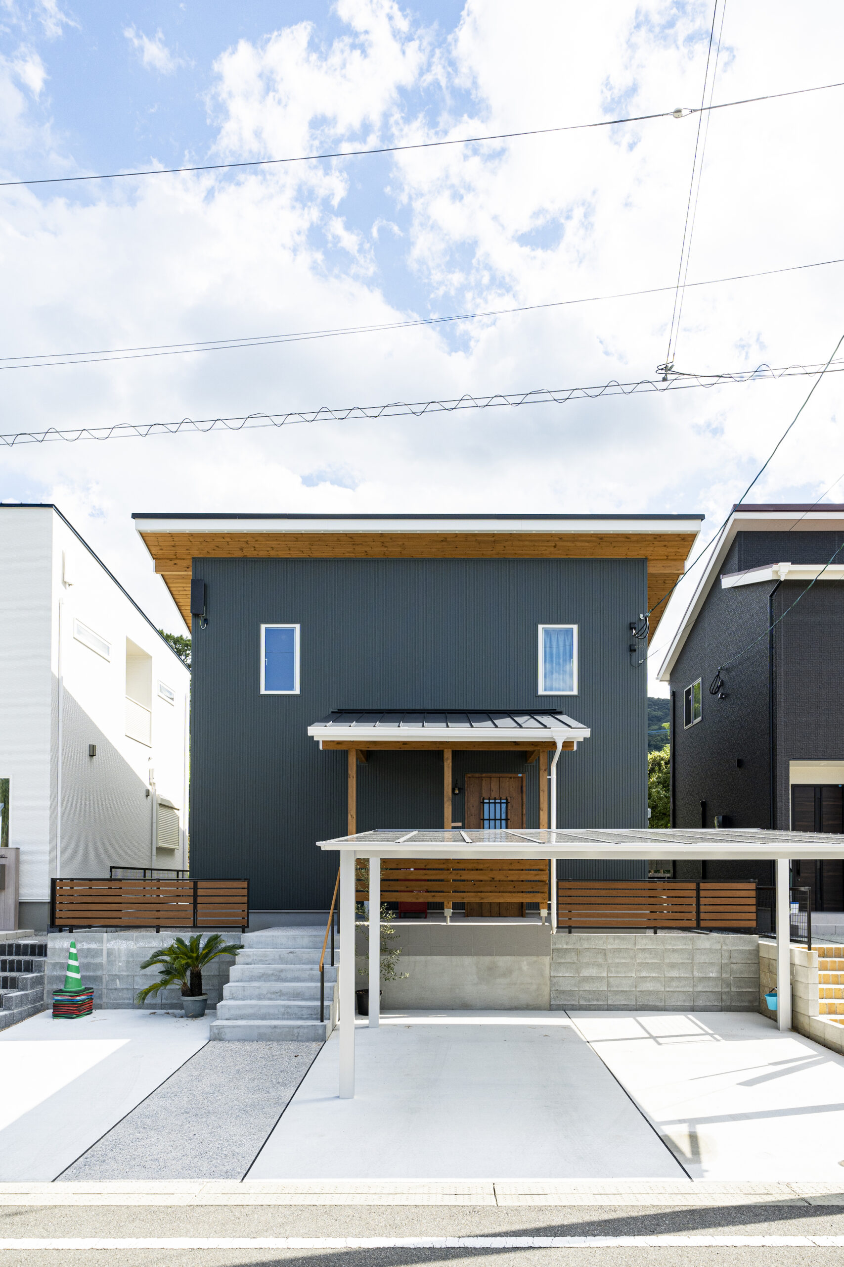 福岡県久留米市の注文住宅会社 BinO KURUME LOAFERの外観施工事例画像