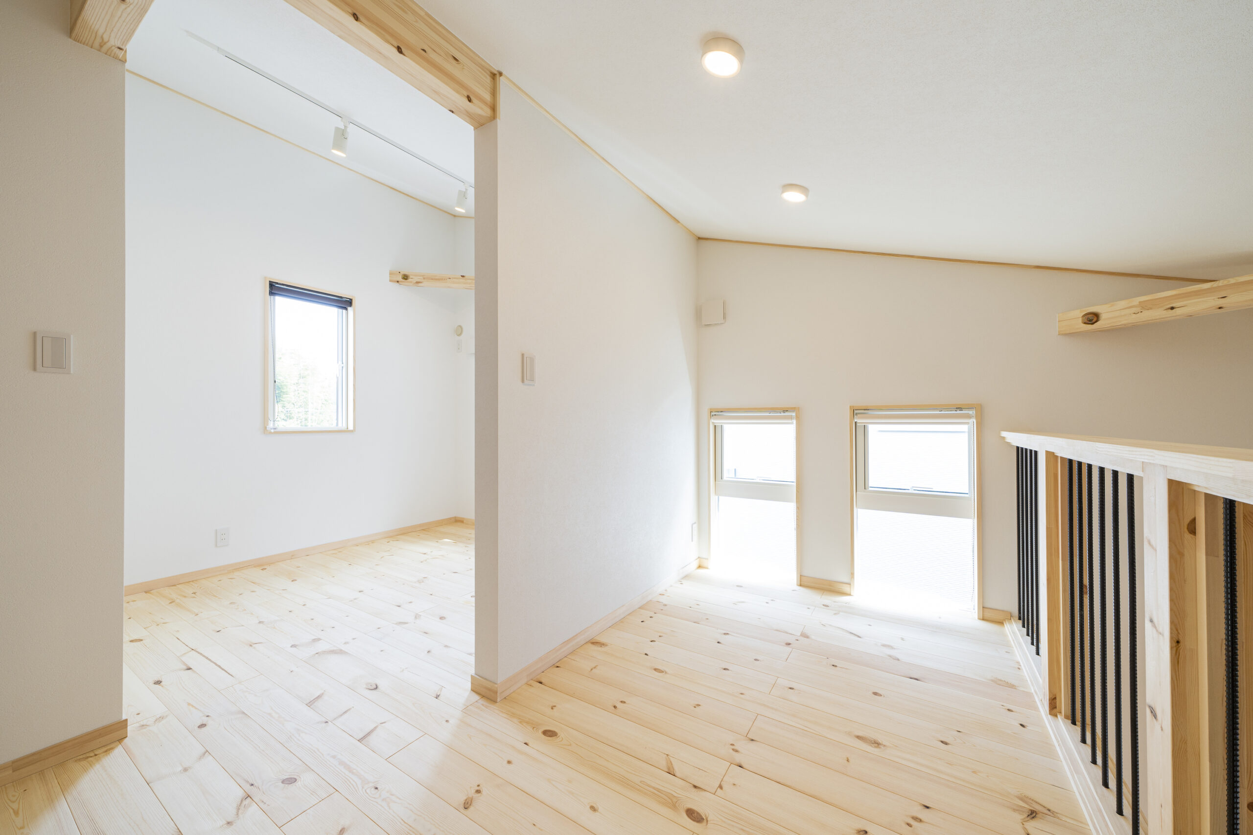 福岡県久留米市の注文住宅会社 BinO KURUME LOAFERの2階フリースペース施工事例画像